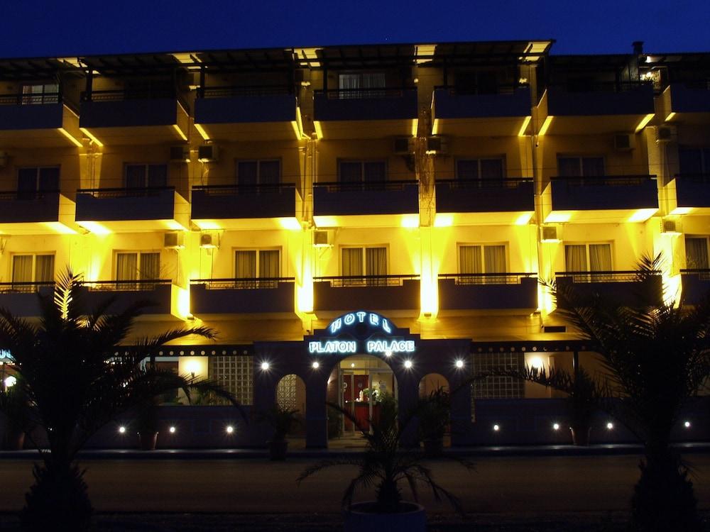 Hotel Platon Beach Olympiakí Aktí Kültér fotó